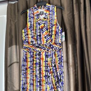 NEW W TAGS -  "vintage" Vince Camuto "faux wrap" dress